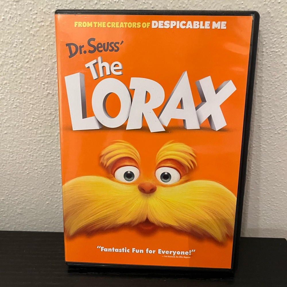 Dr. Seuss The Lorax DVD - Orange Cover